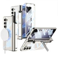 GKK - GKK Samsung Galaxy Z Fold5 Fodral Kickstand PC - Vit