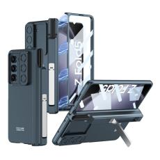 GKK - GKK Samsung Galaxy Z Fold5 Fodral PC Kickstand - Grön