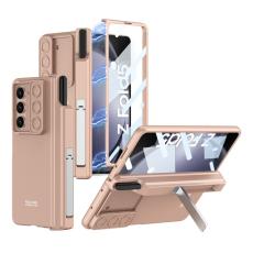GKK - GKK Samsung Galaxy Z Fold5 Fodral PC Kickstand - Rose Gold