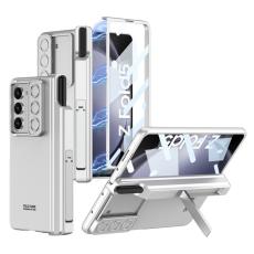GKK - GKK Samsung Galaxy Z Fold5 Fodral PC Kickstand - Silver