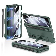 GKK - GKK Samsung Galaxy Z Fold5 Fodral PC med Pen Slot - Midnight Green