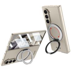 GKK - GKK Samsung Galaxy Z Fold6 5G Fodral Kickstand - PC - Svart - Gr&aring;