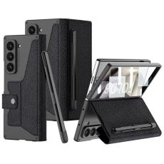 GKK - GKK Samsung Galaxy Z Fold6 5G Fodral PC+PU - Litchi Textur