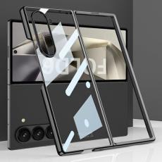 GKK - GKK Samsung Galaxy Z Fold6 Fodral &Auml;kta l&auml;der - Svart