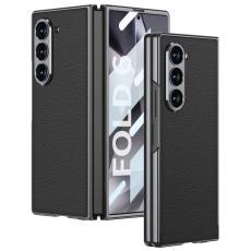 GKK - GKK Samsung Galaxy Z Fold6 Fodral Electroplating PC+PU - Svart