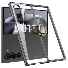 GKK - GKK Samsung Galaxy Z Fold6 Fodral H&aring;rd PC med Kickstand - Svart
