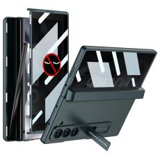 GKK - GKK Samsung Galaxy Z Fold6 Fodral - Hård PC med Privatskärm - Grön