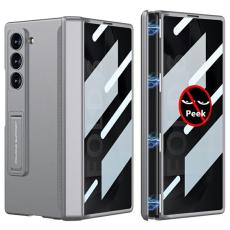 GKK - GKK Samsung Galaxy Z Fold6 Fodral Magnetisk Hinge Hård PC - Grå