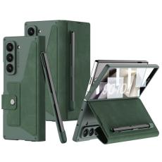 GKK - GKK Samsung Galaxy Z Fold6 Fodral - PC+PU - Gr&ouml;n