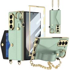 GKK - GKK Samsung Galaxy Z Fold6 Fodral - PU, Kickstand - Matcha Green