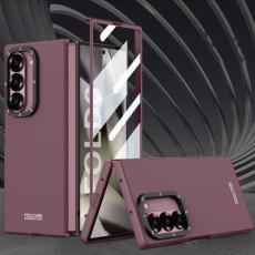 GKK - GKK Samsung Galaxy Z Fold6 Fodral - Ultra Tunna PC - Vinröd