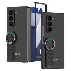 GKK - GKK Samsung Galaxy Z Fold7 5G Fodral - &Auml;kta l&auml;der - Svart