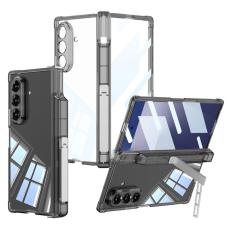 GKK - GKK Samsung Galaxy Z Fold7 Fodral &Auml;kta l&auml;der - Svart
