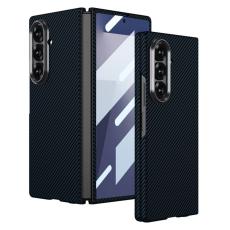 GKK - GKK Samsung Galaxy Z Fold7 Fodral Carbon Fiber PC - Blå