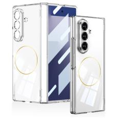 GKK - GKK Samsung Galaxy Z Fold7 Fodral Hinge Skydd H&aring;rd PC - Transparent