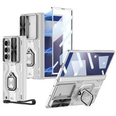 GKK - GKK Samsung Galaxy Z Fold7 Fodral Magnetisk Hinge - Silver