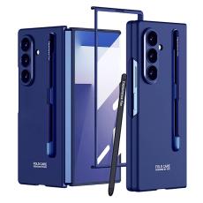 GKK - GKK Samsung Galaxy Z Fold7 Fodral - PC + TempeR&ouml;d Glass - Bl&aring;