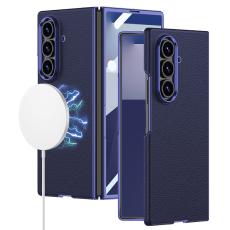 GKK - GKK Samsung Galaxy Z Fold7 Fodral KonstL&auml;der - Bl&aring;