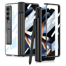 GKK - GKK Shockproof Fodral för Samsung Galaxy Z Fold4 - Hård PC - Svart