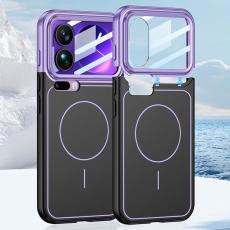 GKK - GKK Xiaomi 17 Pro Fodral - &Auml;kta l&auml;der - Lila / Svart