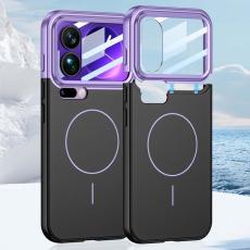 GKK - GKK Xiaomi 17 Pro Max Fodral &Auml;kta l&auml;der - Lila / Svart