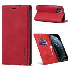 LC.imeeke - LC.IMEEKE Fodral för iPhone 11 - Starkt Magnetiskt PU Läder - Röd