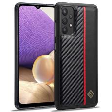 LC.imeeke - LC.IMEEKE Fodral för Samsung Galaxy A32 5G - Konstläder - Svart