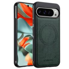 LC.imeeke - LC.IMEEKE Google Pixel 10 Pro XL Fodral Äkta läder - Grön