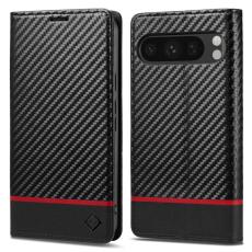 LC.imeeke - LC.IMEEKE Google Pixel 10 Pro XL Wallet Fodral - Äkta läder - Svart