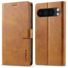 LC.imeeke - LC.IMEEKE Google Pixel 9 / 9 Pro Fodral &Auml;kta l&auml;der - Gul