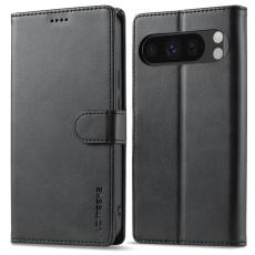 LC.imeeke - LC.IMEEKE Google Pixel 9 Pro Fodral PU L&auml;der - Svart