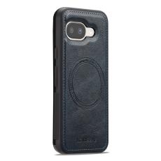 LC.imeeke - LC.IMEEKE Google Pixel 9a Fodral - &Auml;kta l&auml;der + TPU - Bl&aring;