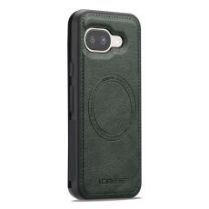 LC.imeeke - LC.IMEEKE Google Pixel 9a Fodral &Auml;kta l&auml;der + TPU - Gr&ouml;n