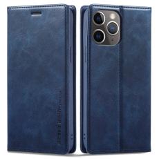 LC.imeeke - LC.IMEEKE iPhone 11 Pro Fodral Äkta läder - Blå