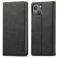 LC.imeeke - LC.IMEEKE iPhone 13 Fodral PU Läder - All-round Skydd - Svart