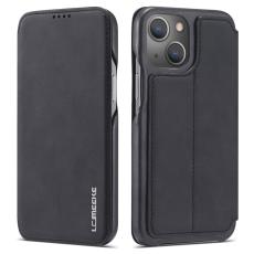 LC.imeeke - LC.IMEEKE iPhone 13 mini Fodral PU Läder - Svart