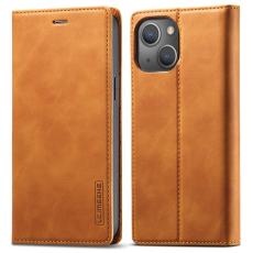 LC.imeeke - LC.IMEEKE iPhone 13 mini Skal PU Läder - Brun