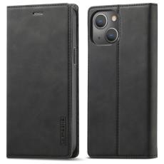 LC.imeeke - LC.IMEEKE iPhone 13 mini Skal PU Läder - Svart