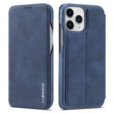 LC.imeeke - LC.IMEEKE iPhone 13 Pro Max Fodral Äkta läder - Blå