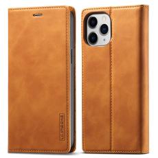 LC.imeeke - LC.IMEEKE iPhone 13 Pro Max Skal Äkta läder - Brun