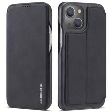 LC.imeeke - LC.IMEEKE iPhone 14 Plus Fodral i Anti-fingeravtryck PC+PU - Svart