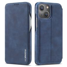 LC.imeeke - LC.IMEEKE iPhone 15 Plus Fodral PU Läder - Blå