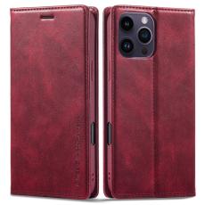 LC.imeeke - LC.IMEEKE iPhone 16 Pro Max Fodral &Auml;kta l&auml;der - R&ouml;d