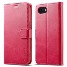 LC.imeeke - LC.IMEEKE iPhone 16e Fodral Äkta läder - Rose