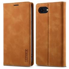 LC.imeeke - LC.IMEEKE iPhone 16e Fodral Scratch-Proof Microfiber - Brun
