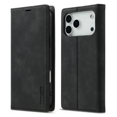 LC.imeeke - LC.IMEEKE iPhone 17 Pro Max Fodral Wallet Mikrofiberl&auml;der - Svart