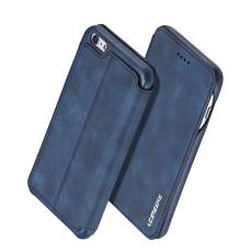 LC.imeeke - LC.IMEEKE iPhone 6s Plus/6 Plus Retro Läderfodral - Blå