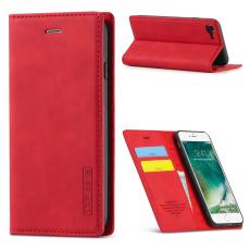 LC.imeeke - LC.IMEEKE iPhone 7/8/SE (2020)/SE (2022) Skal Äkta läder - Röd