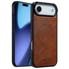 LC.imeeke - LC.IMEEKE iPhone Air Fodral Äkta läder - Brun