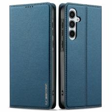 LC.imeeke - LC.IMEEKE L1 Series Samsung Galaxy A56 5G Fodral PU L&auml;der - Bl&aring;